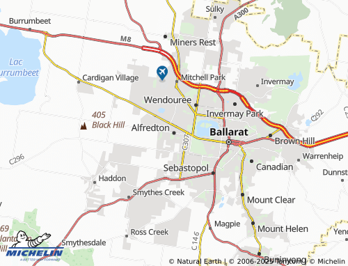 MICHELIN Alfredton map - ViaMichelin