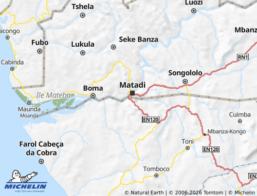 Mappa MICHELIN Nóqui - ViaMichelin