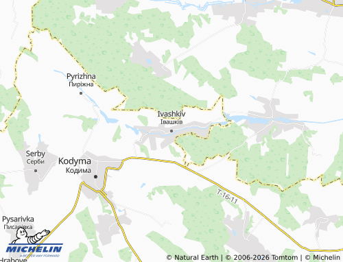 Mapa MICHELIN Ivashkiv - ViaMichelin