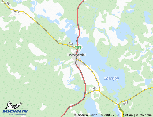 Mapa MICHELIN Hammerdal - ViaMichelin