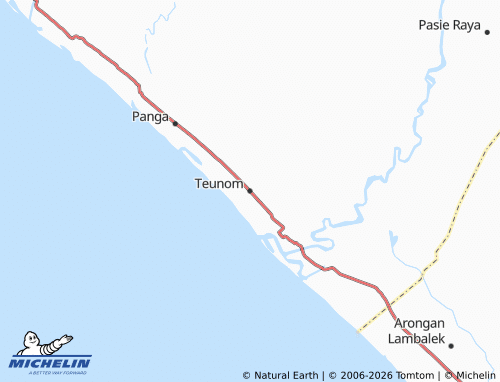 MICHELIN Teunom map - ViaMichelin