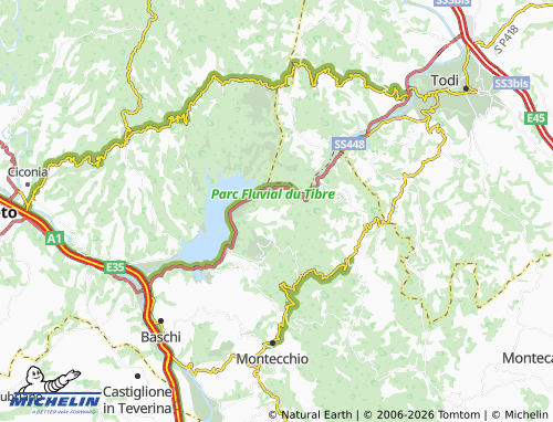 Mappa MICHELIN Scoppieto - ViaMichelin
