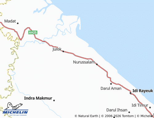 Mapa MICHELIN Seumatang Aron - ViaMichelin