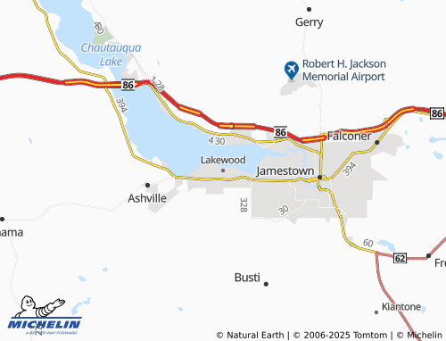 MICHELIN Lakewood map - ViaMichelin