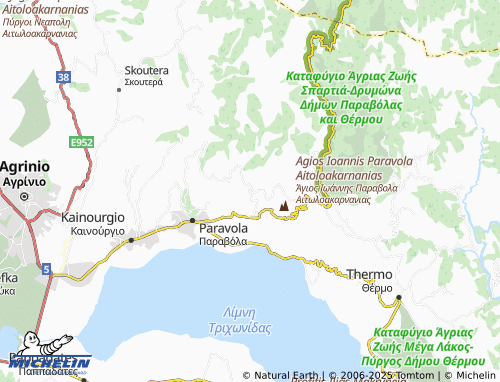 MICHELIN Palaiokarya map - ViaMichelin