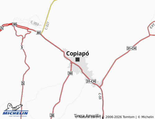 MICHELIN-Landkarte Copiapo - ViaMichelin
