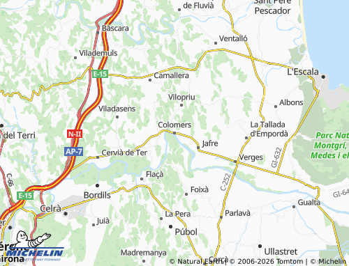 MICHELIN-Landkarte Colomers - ViaMichelin