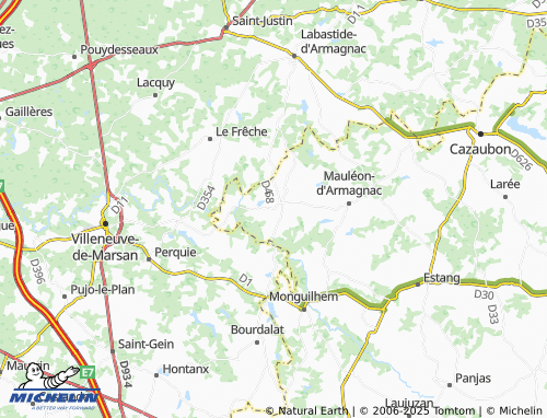 Carte MICHELIN Lannemaignan - ViaMichelin