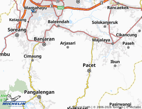 MICHELIN Pinggirsari map - ViaMichelin