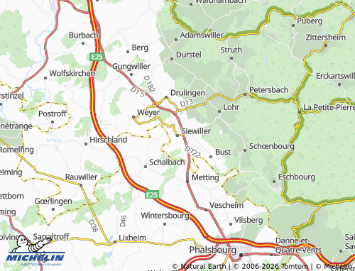 Mapa MICHELIN Siewiller - ViaMichelin