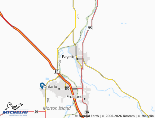 Carte MICHELIN Payette - ViaMichelin
