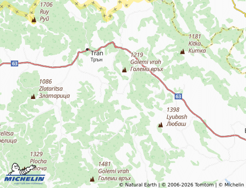 Mappa MICHELIN Velinovo - ViaMichelin