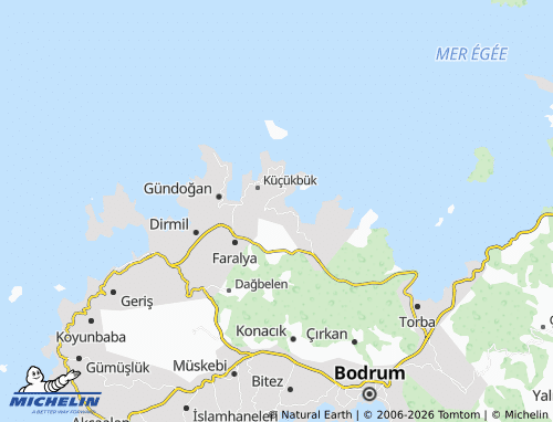 Mappa MICHELIN Göltürkbükü - ViaMichelin