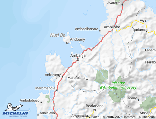 Mappa MICHELIN Ambanja - ViaMichelin