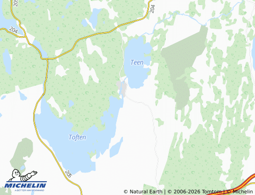 MICHELIN Hasselfors map - ViaMichelin
