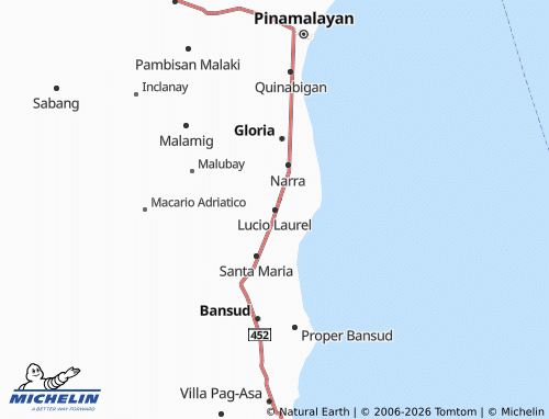 Mappa MICHELIN Lucio Laurel - ViaMichelin