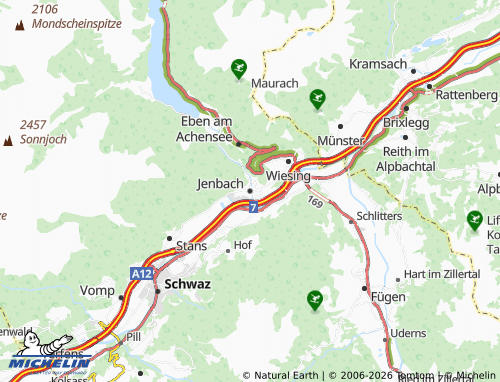MICHELIN Jenbach map - ViaMichelin