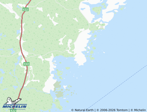 Carte MICHELIN Uthammars Udde - ViaMichelin