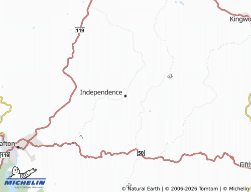 Carte MICHELIN Independence - ViaMichelin
