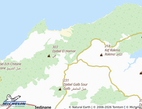 Carte MICHELIN Sidi Abda - ViaMichelin