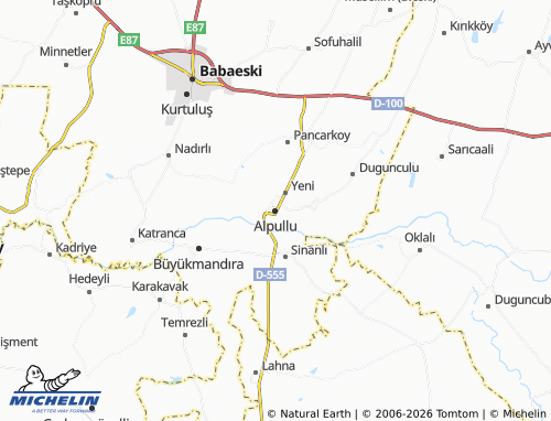 MICHELIN Alpullu map - ViaMichelin