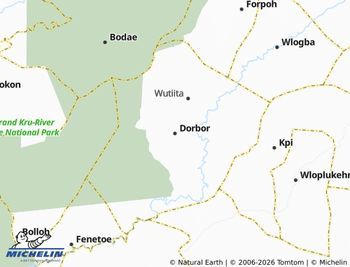 Mappa MICHELIN Dorbor - ViaMichelin
