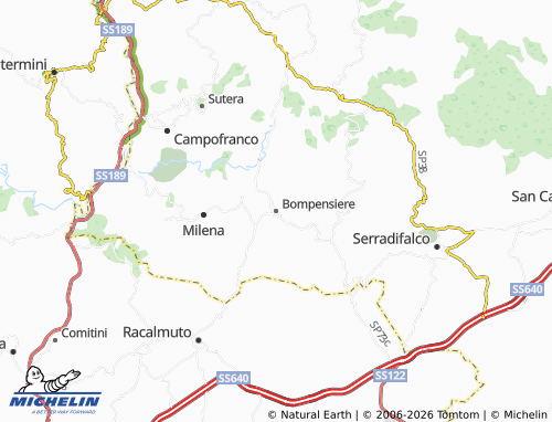 MICHELIN Bompensiere map - ViaMichelin