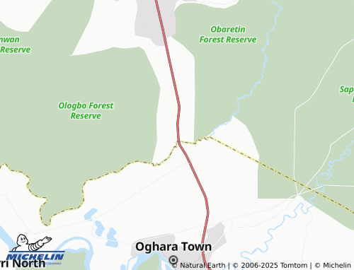 MICHELIN Ologbo map - ViaMichelin