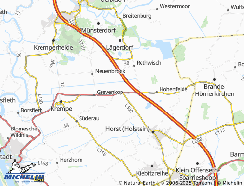 MICHELIN Steinburg map - ViaMichelin