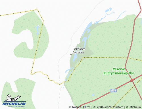 MICHELIN-Landkarte Sokolovo - ViaMichelin