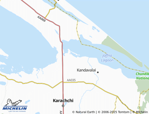 MICHELIN Thattuwankotty map - ViaMichelin