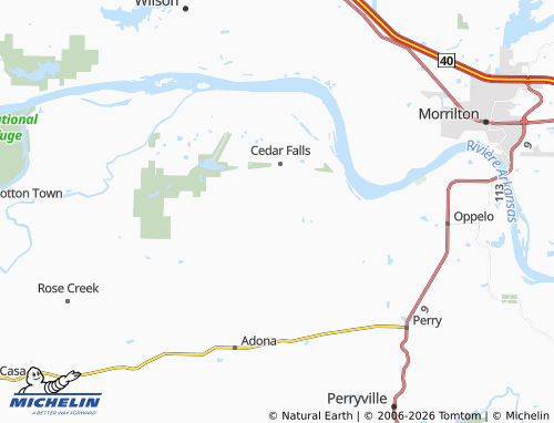 Mapa MICHELIN Ada - ViaMichelin