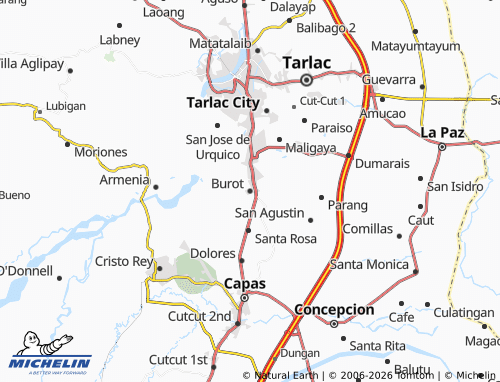 MICHELIN Burot map - ViaMichelin