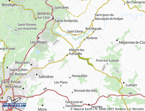 MICHELIN La Bégude map - ViaMichelin