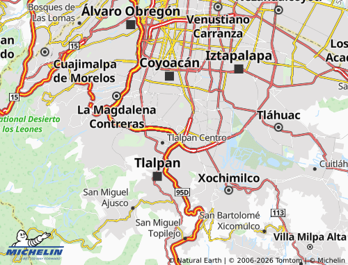 Kaart MICHELIN Cantil del Pedregal - ViaMichelin