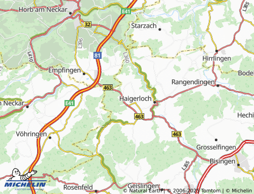MICHELIN Tannenburg map - ViaMichelin