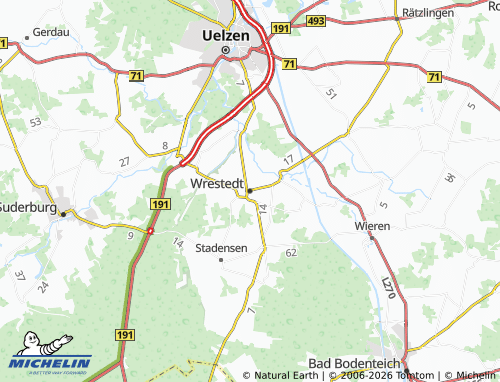 MICHELIN Wrestedt map - ViaMichelin