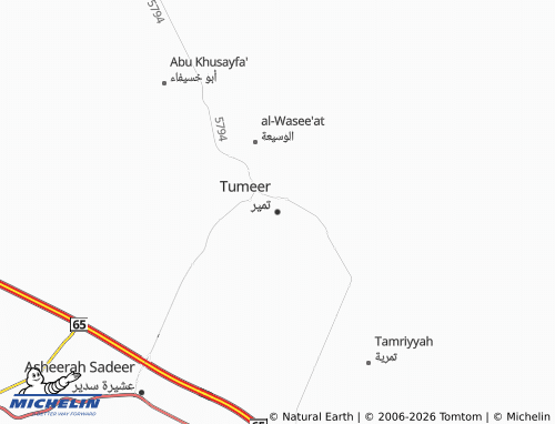 Kaart MICHELIN Tumeer - ViaMichelin