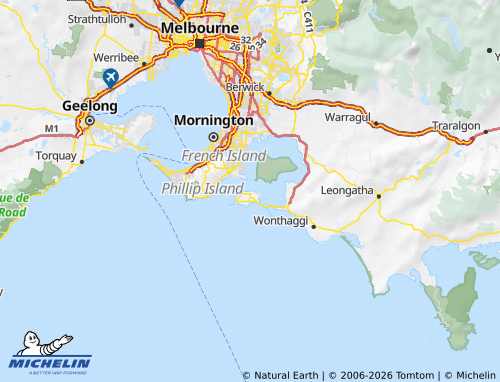 Carte MICHELIN Phillip Island - ViaMichelin