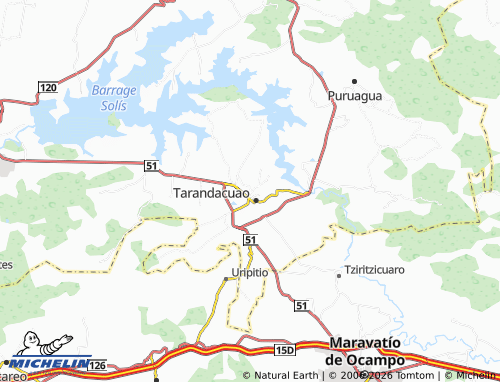 Mappa MICHELIN Guanajuatito - ViaMichelin