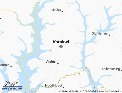 MICHELIN-Landkarte Katakwi - ViaMichelin