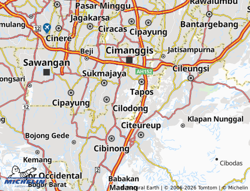 Mapa MICHELIN Cilangkap - ViaMichelin