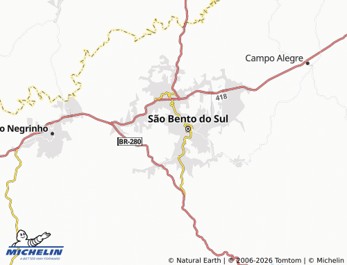 Mappa MICHELIN Rio Negro - ViaMichelin