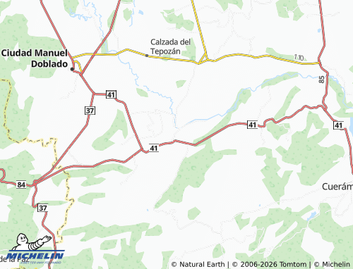 Mappa MICHELIN Zapote de Adjuntas - ViaMichelin