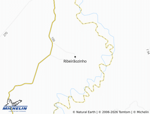 Mapa MICHELIN Ribeirãozinho - ViaMichelin
