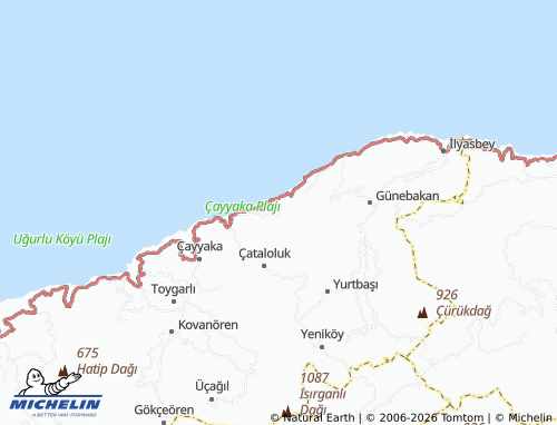 MICHELIN Kuşkayası map - ViaMichelin