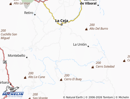 Mapa MICHELIN Llanadas - ViaMichelin