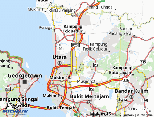 MICHELIN Kampung Guar Kepayang map - ViaMichelin
