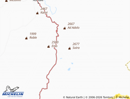MICHELIN Tisha map - ViaMichelin