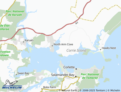 MICHELIN Bundabah map - ViaMichelin